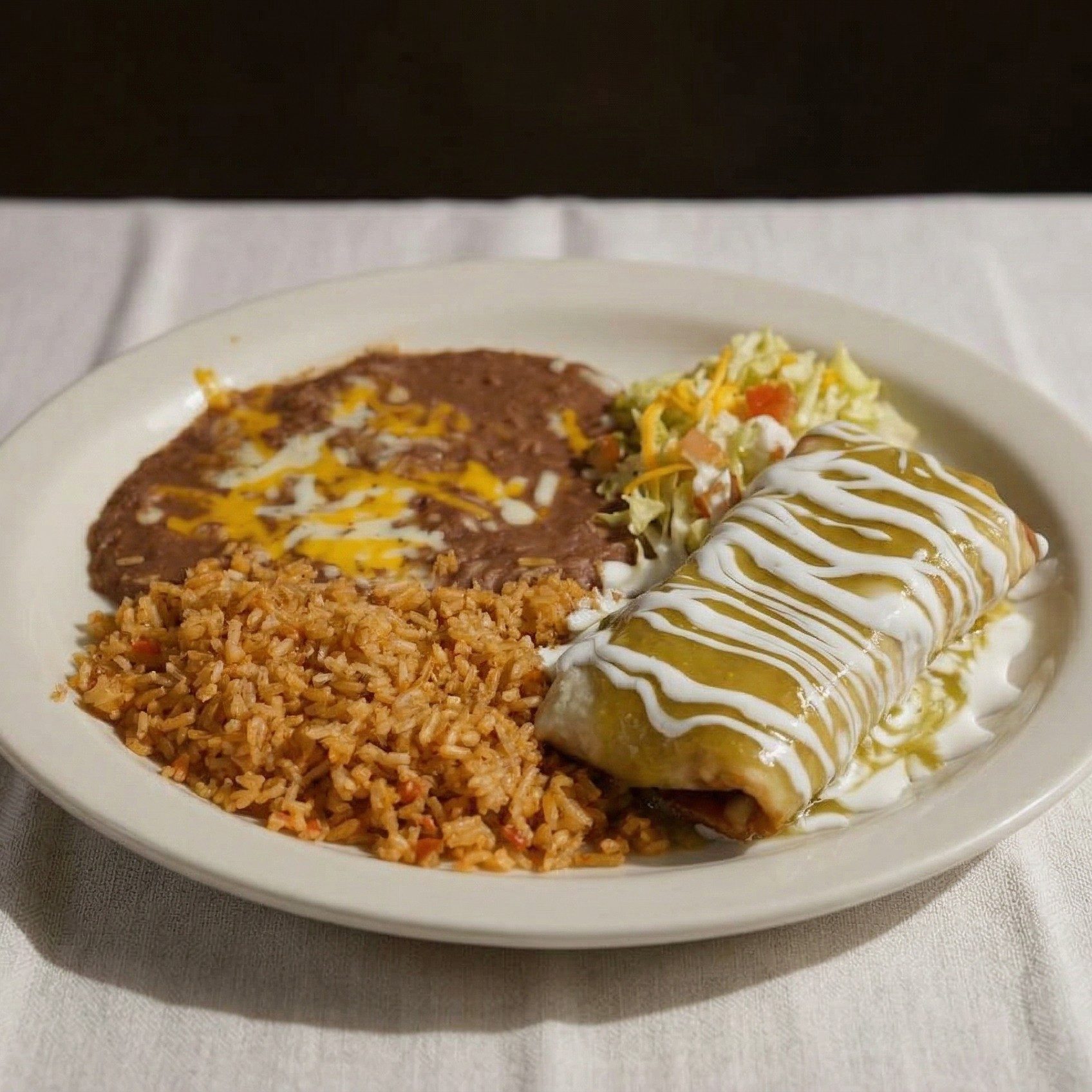 Seafood Chimichanga.