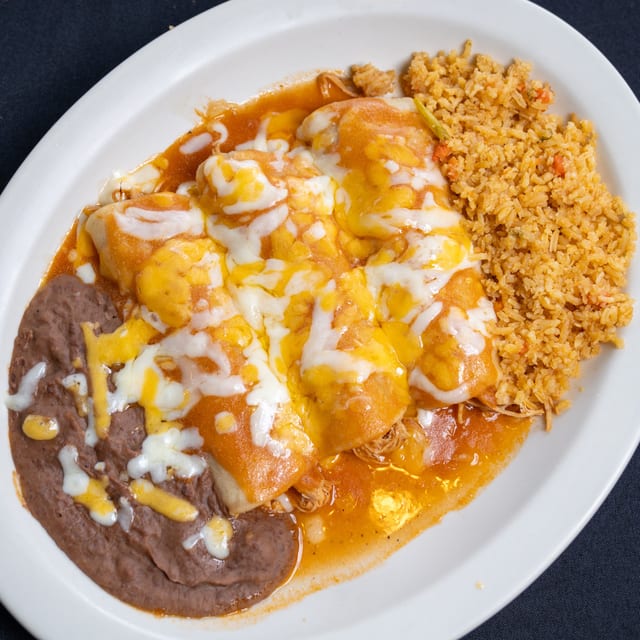 2. Three Enchiladas.