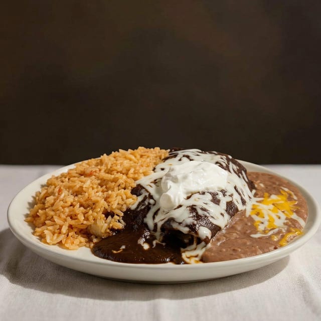 Mole Enchiladas.