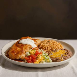 17. Chimichanga and Chile Relleno