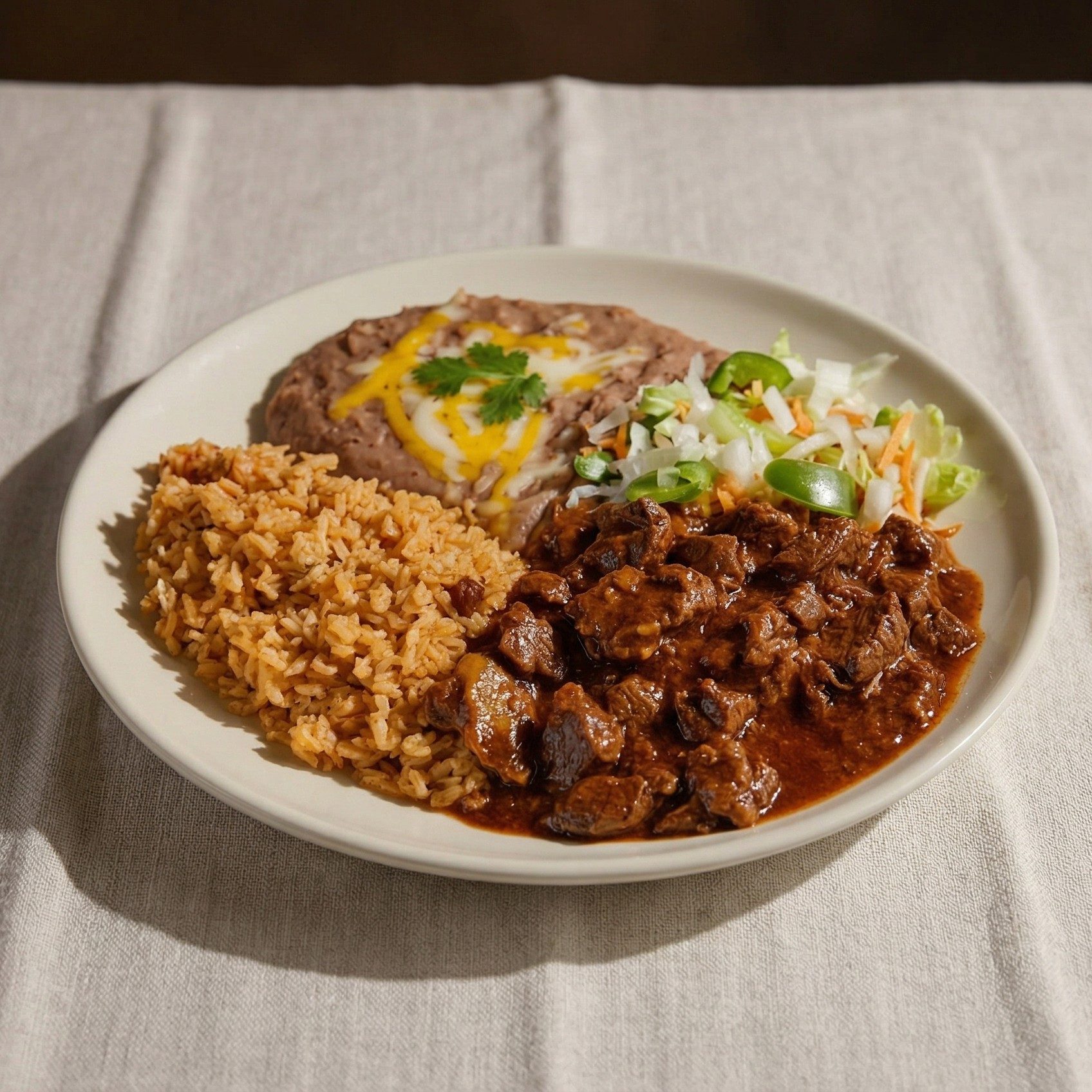 Traditional Chile Colorado.