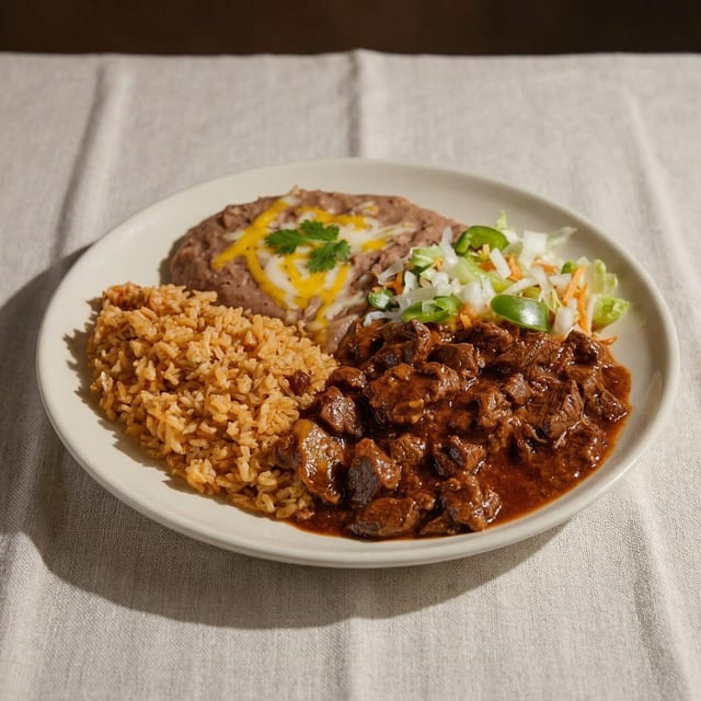 Traditional Chile Colorado.