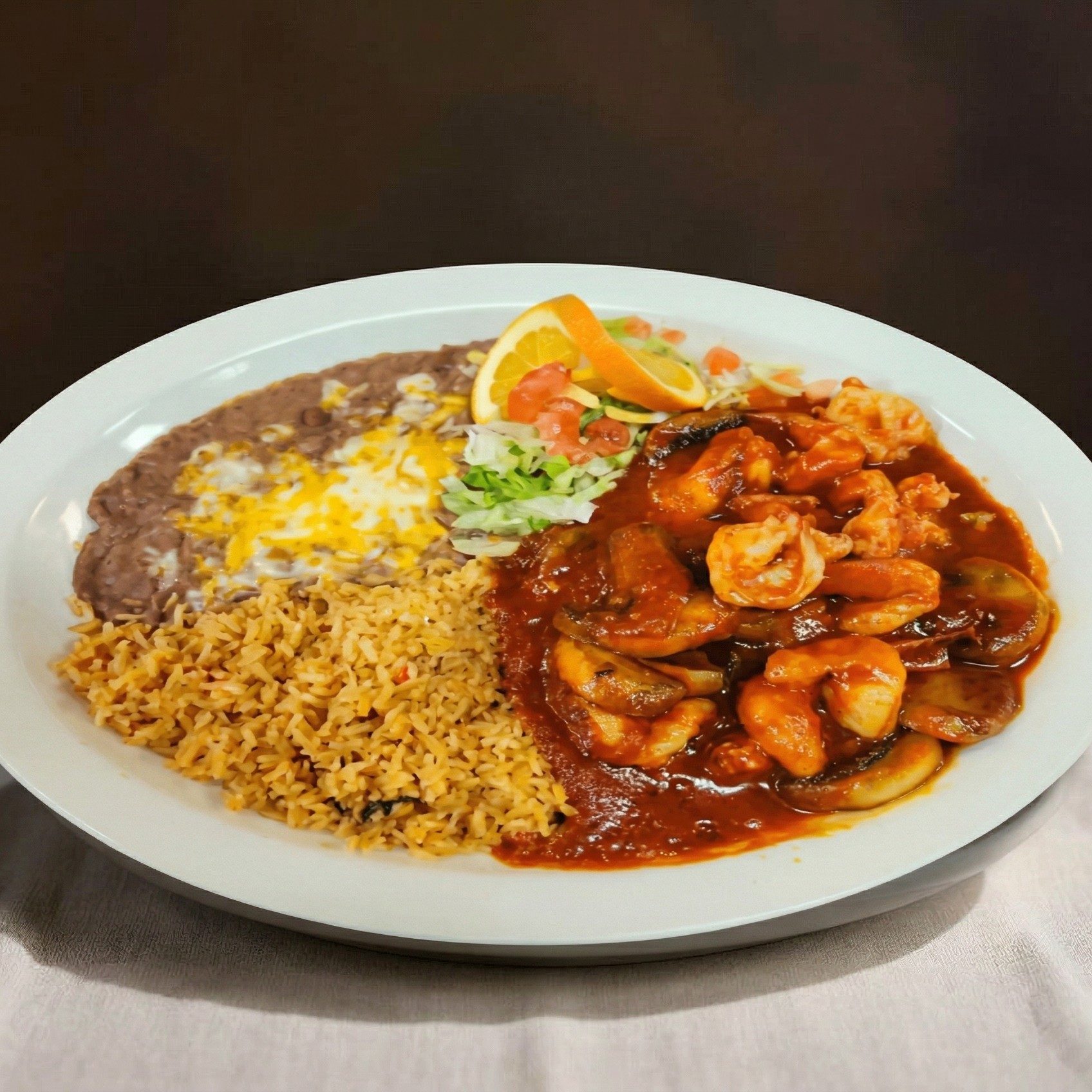 Camarones à la Diabla.
