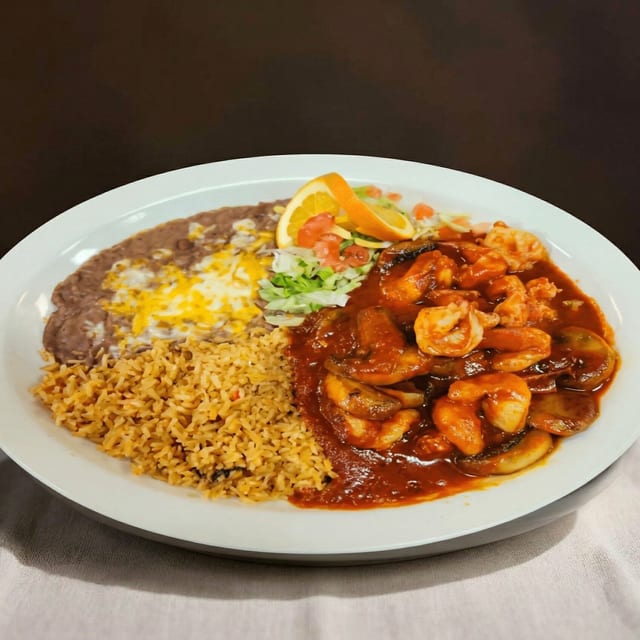 Camarones à la Diabla.