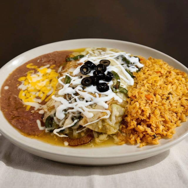 Enchiladas Suizas.