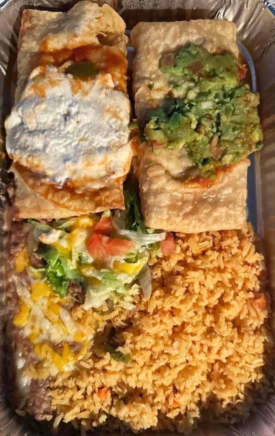 33. Two Chimichangas.